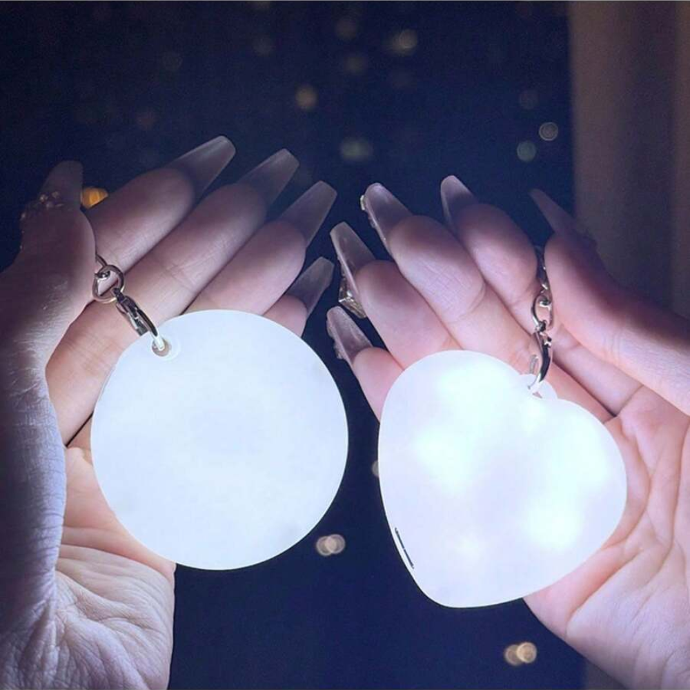 USB Rechargeable Mini Touch Sensor Night Light Keychain