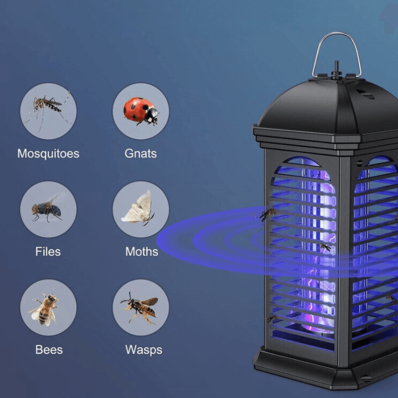 11W Outdoor Waterproof Insect Trap – Bug-Free Outdoor Living-Solar Wind LED Chime