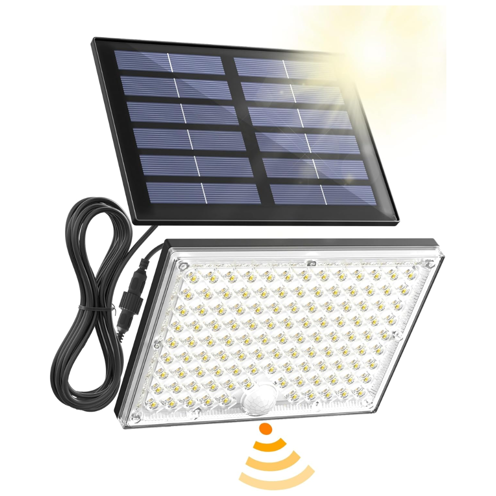 113 Bright LEDs Motion Sensor Outdoor Security Solar Lights