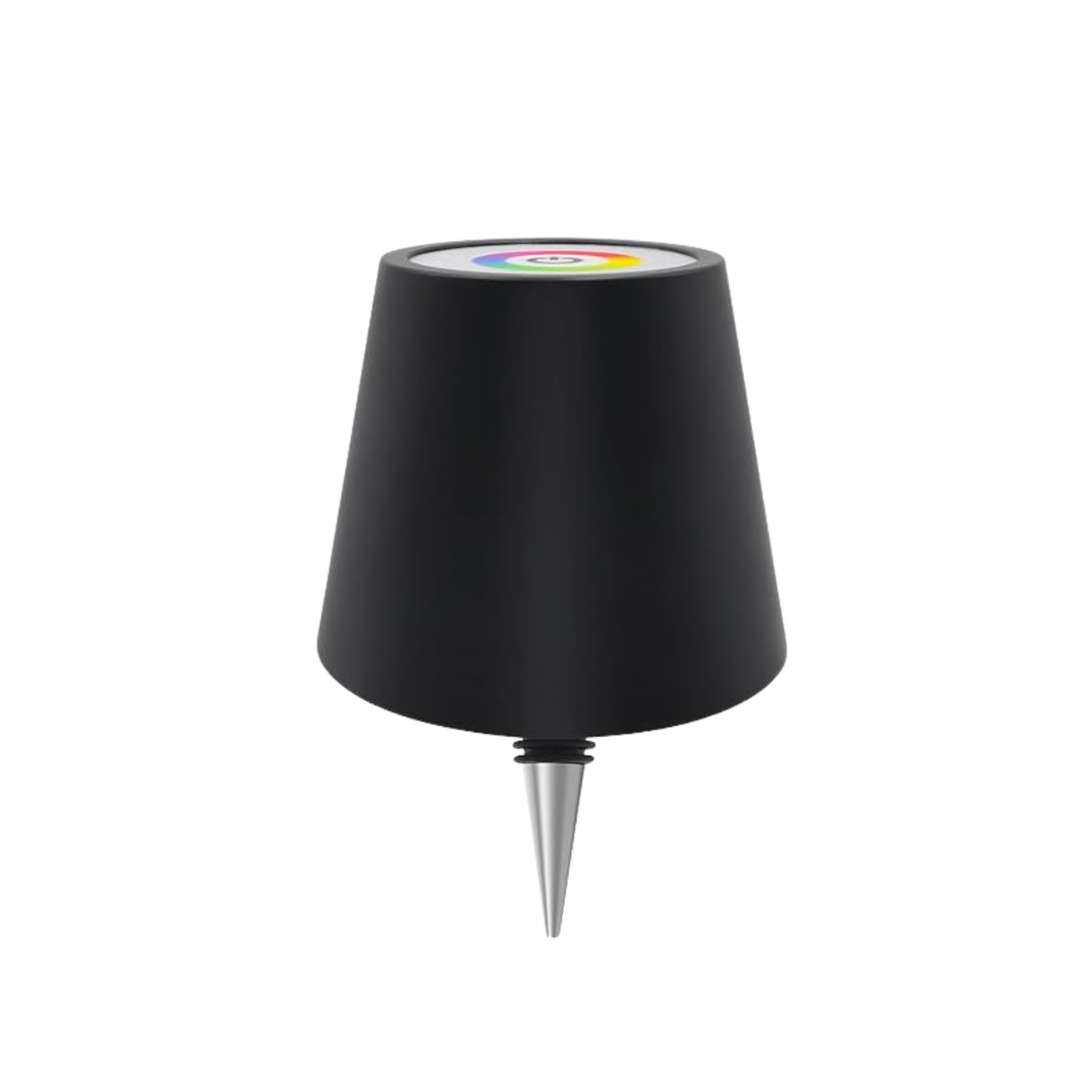 Wireless Bottle Lamp Metal Wine Bottle Light With 3 Color Light Dimming