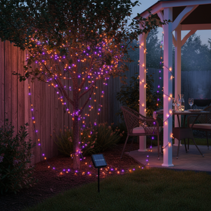 Pack Of 4 Halloween Solar String Lights