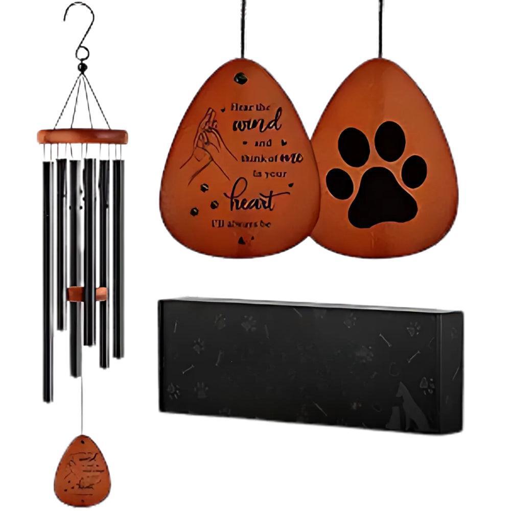 Pet Remembrance Wind Chime-Solar Wind LED Chime