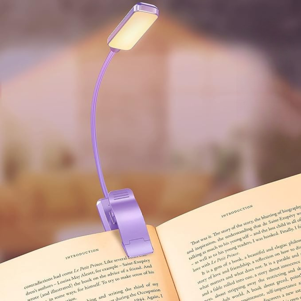 USB Rechargeable Book Light-Solar Wind LED Chime