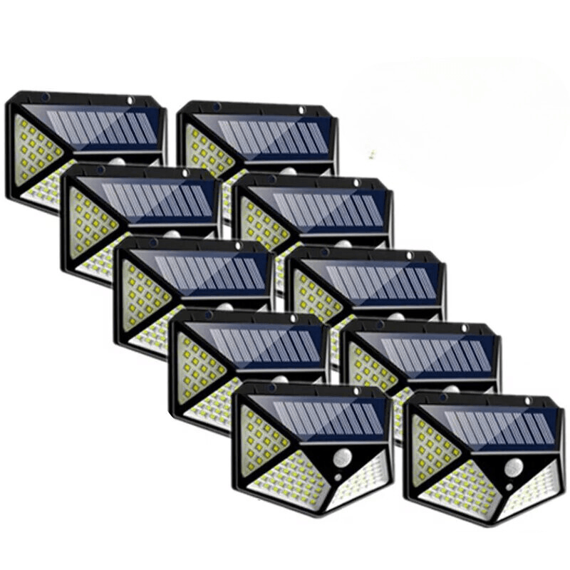 100 Solar Motion Sensor Light – Bright and Energy Efficient-Solar Wind LED Chime