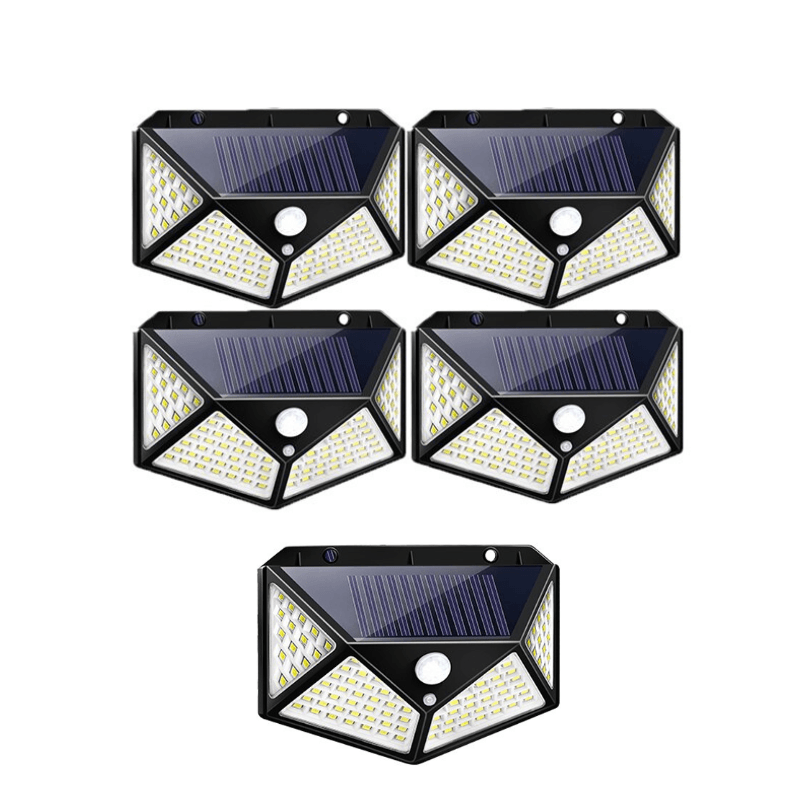 100 Solar Motion Sensor Light – Bright and Energy Efficient-Solar Wind LED Chime