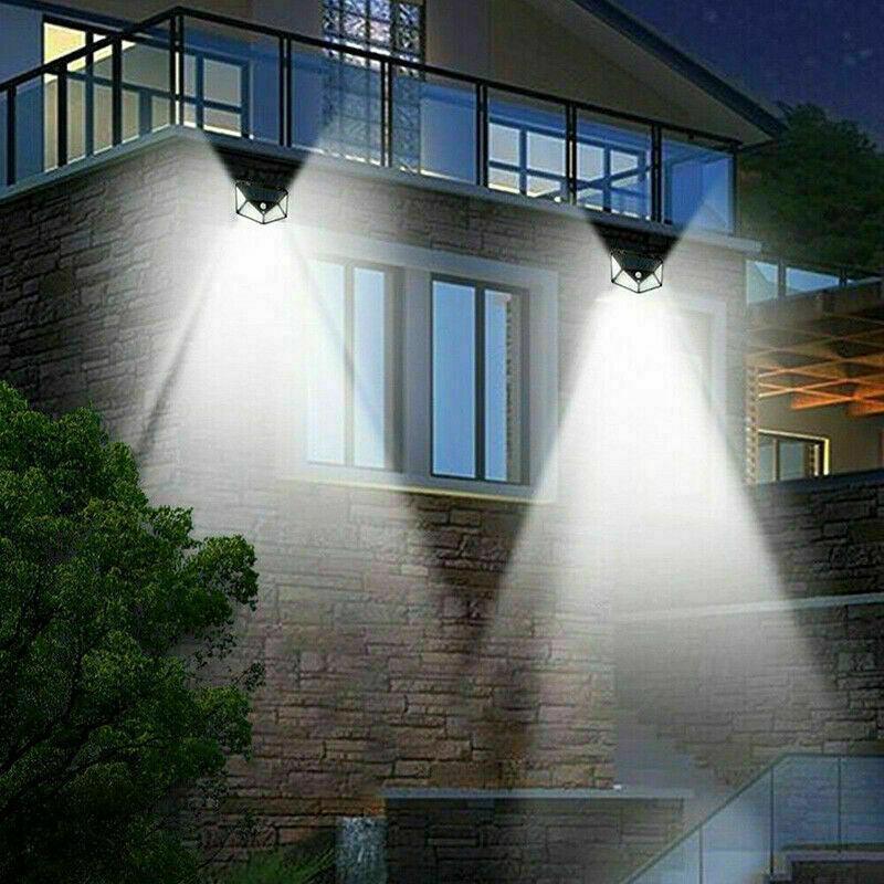 100 Solar Motion Sensor Light – Bright and Energy Efficient-Solar Wind LED Chime