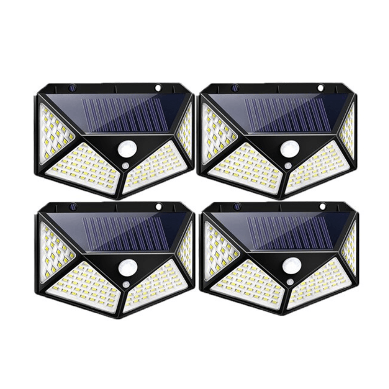 100 Solar Motion Sensor Light – Bright and Energy Efficient-Solar Wind LED Chime