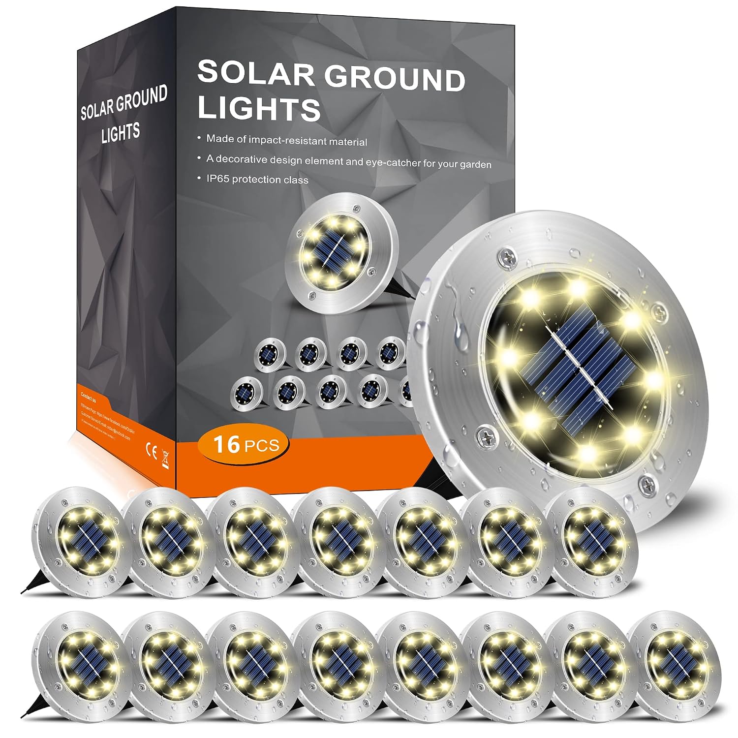 Outdoor Waterproof Solar Pathway Lights