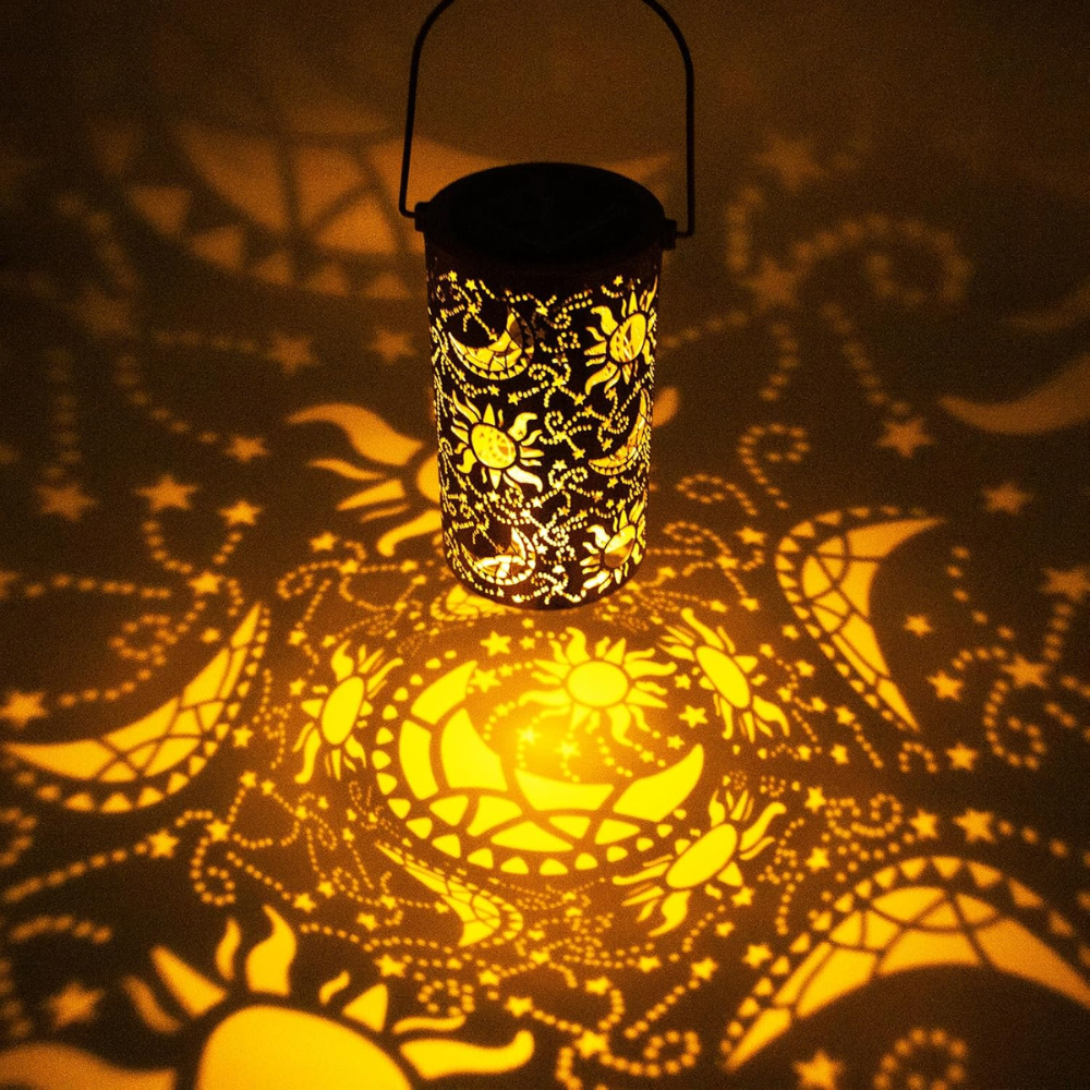 Dragonfly Metal Solar Garden Lantern