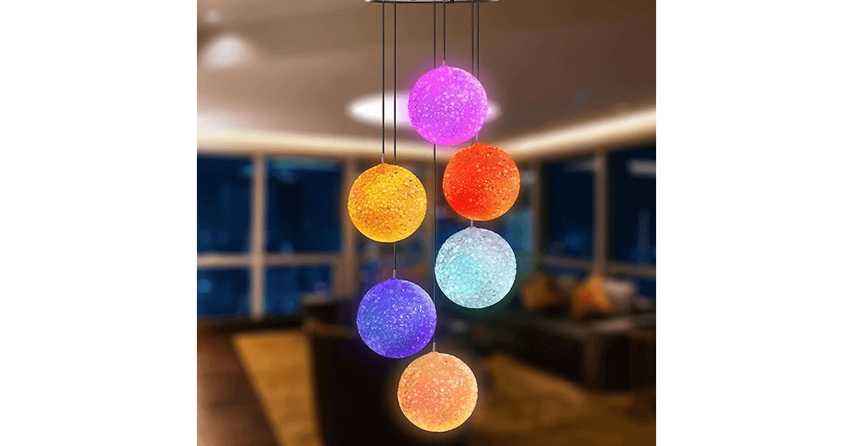 Waterproof Outdoor LED Lights – Stylish & Durable Lighting-Solar Wind LED Chime