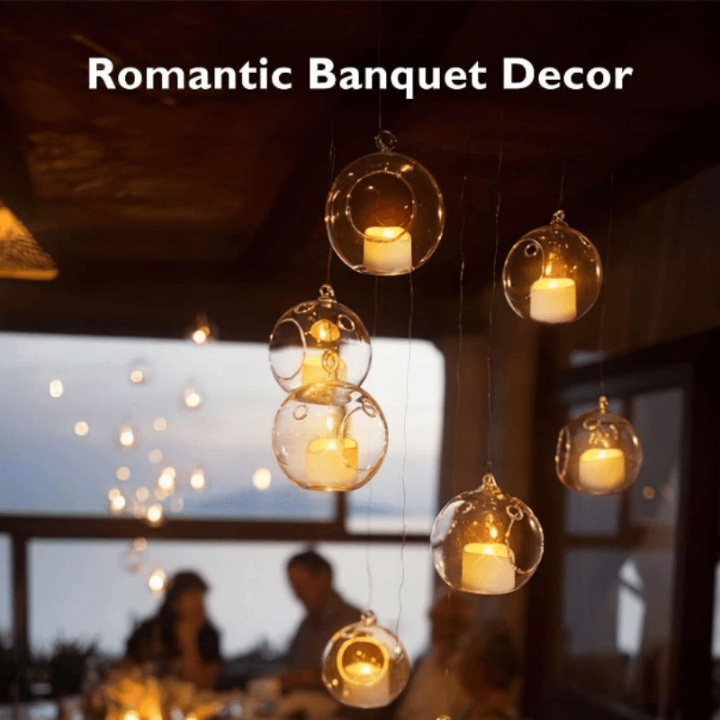 12 Pieces Flickering Flameless Candles – Elegant and Safe Lighting-Solar Wind LED Chime