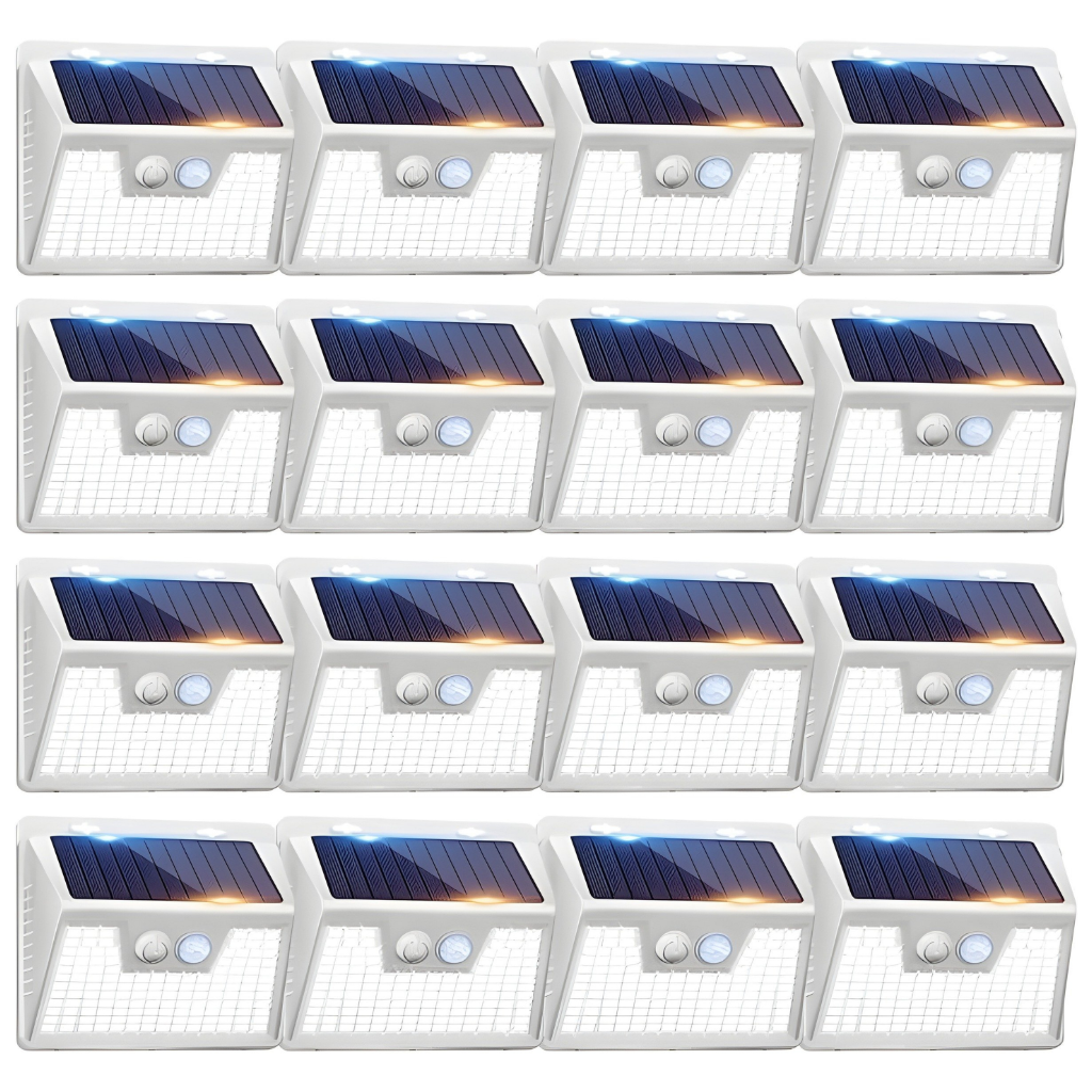 140 LED Solar Powered Waterproof Fence Light