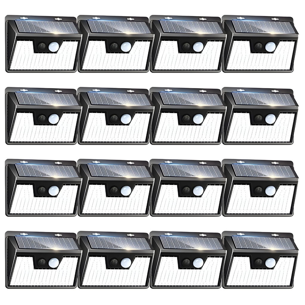 140 LED Solar Powered Waterproof Fence Light
