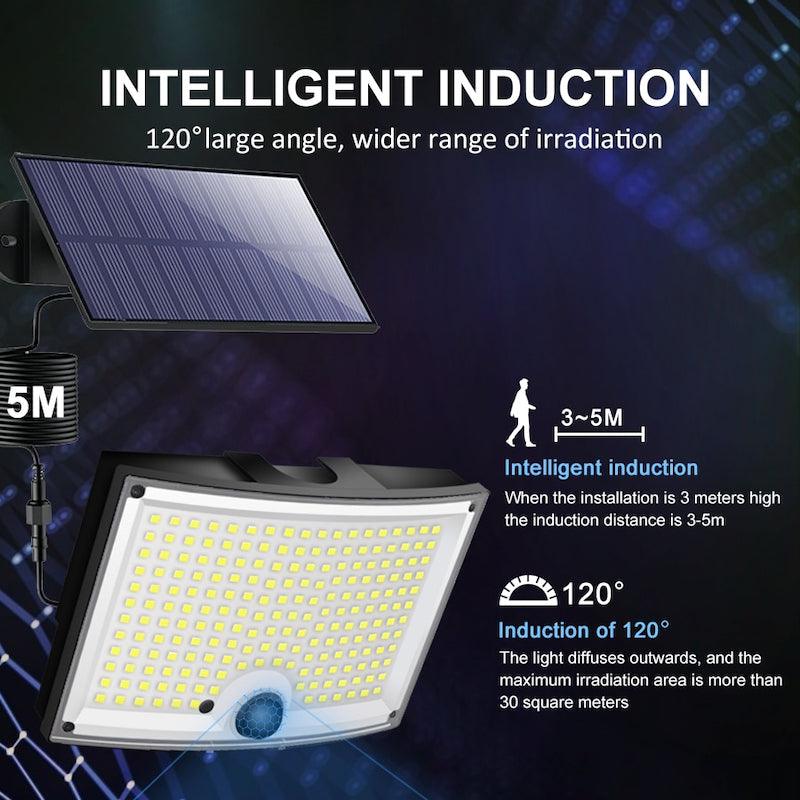 200 LED Motion Sensor Solar Lights – Bright Outdoor Security-Solar Wind LED Chime