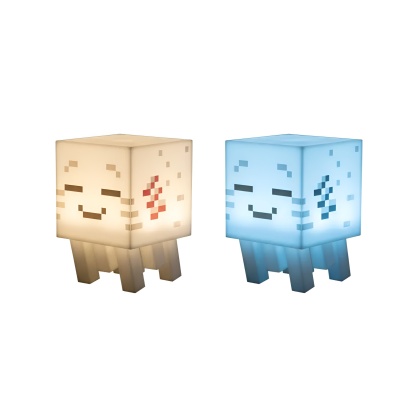 Pixel Ghost Night Light Handmade 3D Printed Lamp with 4 Solid Color Lights Adjustable