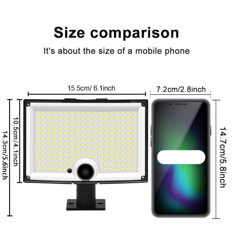 200 LED Motion Sensor Solar Lights – Bright Outdoor Security-Solar Wind LED Chime