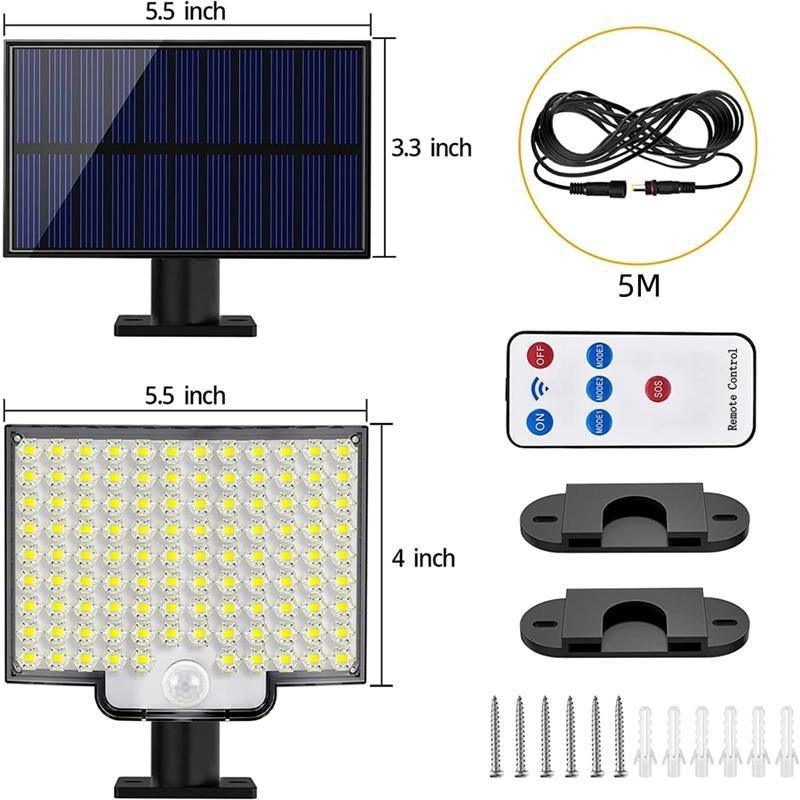 LED Outdoor Solar Light – Motion Sensor With Remote-Solar Wind LED Chime