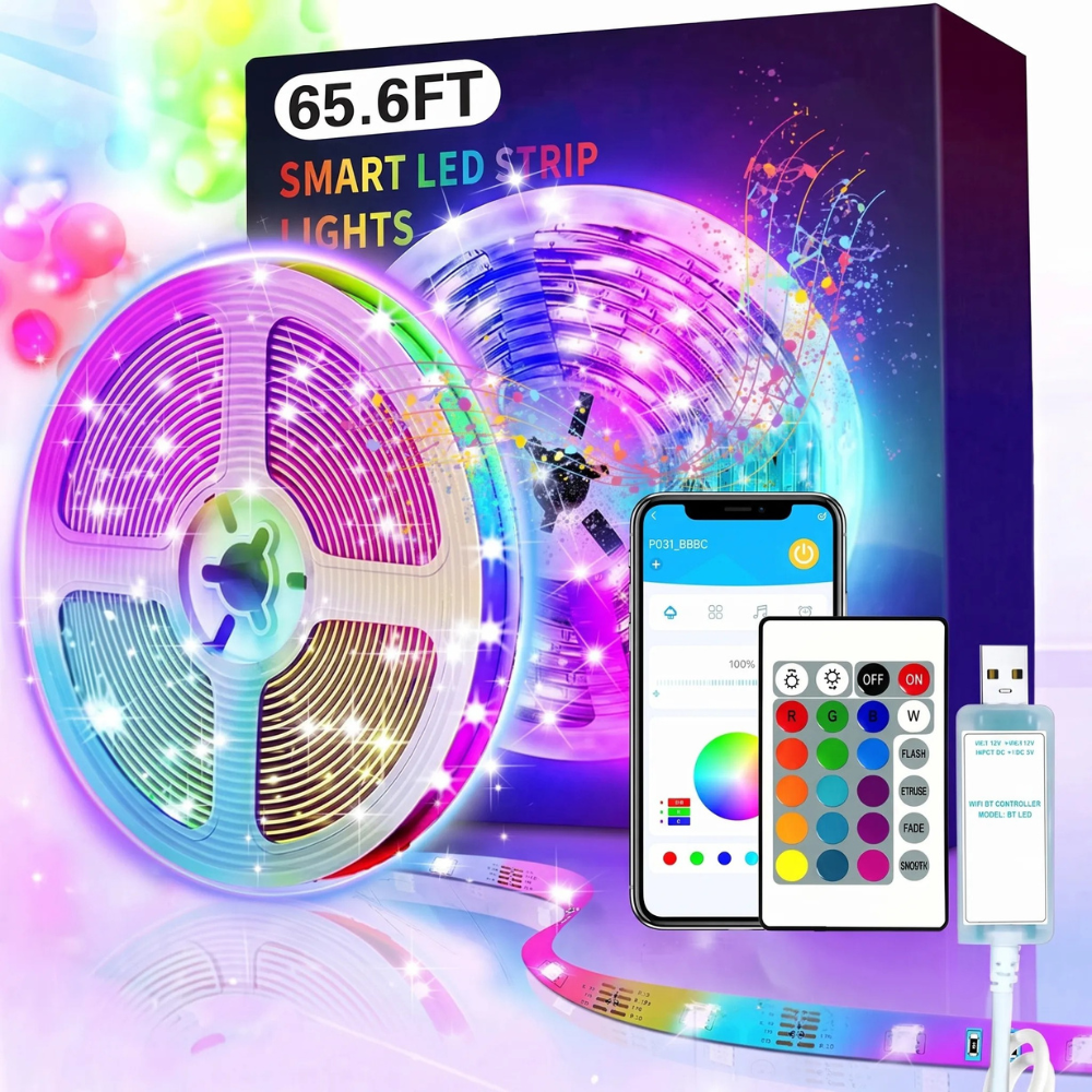 USB Powered Portable Bluetooth LED Strip Lights
