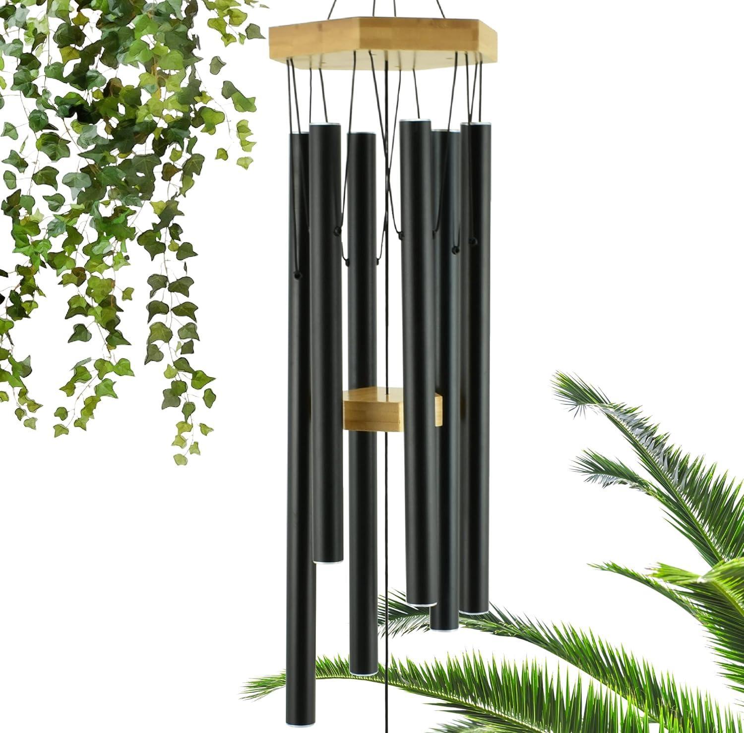 Solar Powered LED Garden Wind Chimes - Indoor And Outdoor Wind Chimes-Solar Wind LED Chime