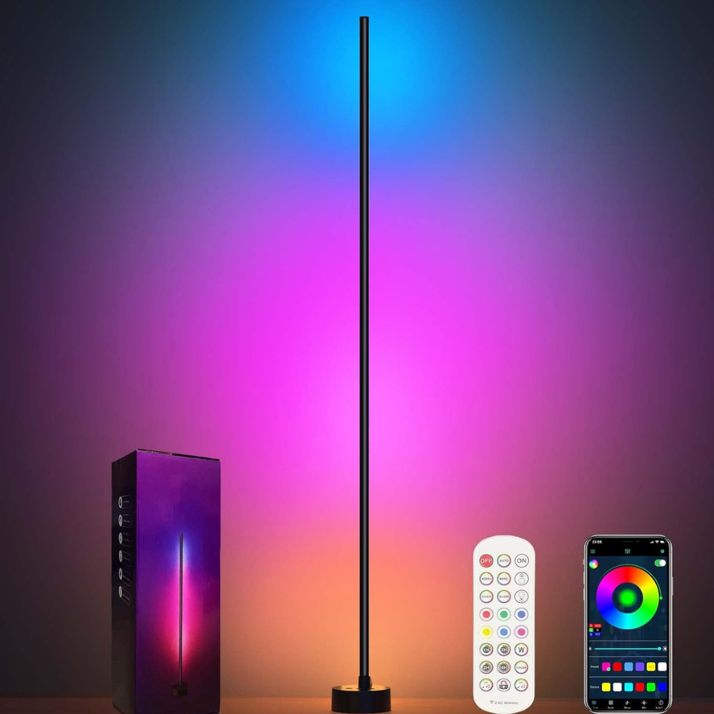 RGB Floor Lamp Smart-Solar Wind LED Chime
