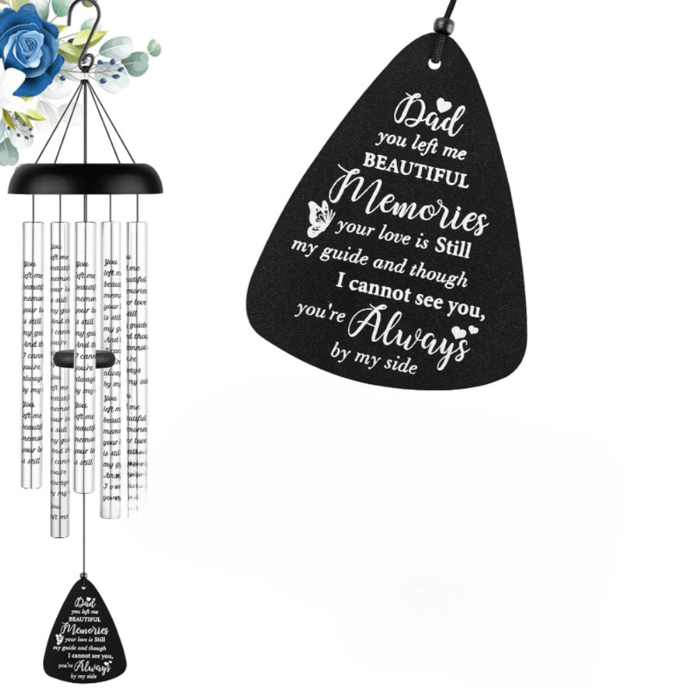 Patio Outdoor Wind Chimes-Solar Wind LED Chime