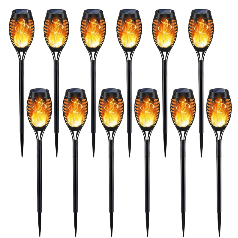 Solar Torch Lights For Outdoor Halloween Yard Decor