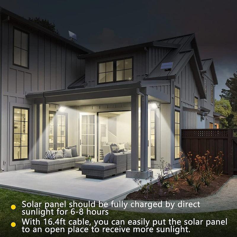 200 LED Motion Sensor Solar Lights – Bright Outdoor Security-Solar Wind LED Chime