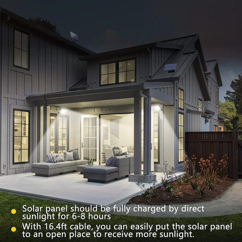 200 LED Motion Sensor Solar Lights – Bright Outdoor Security-Solar Wind LED Chime