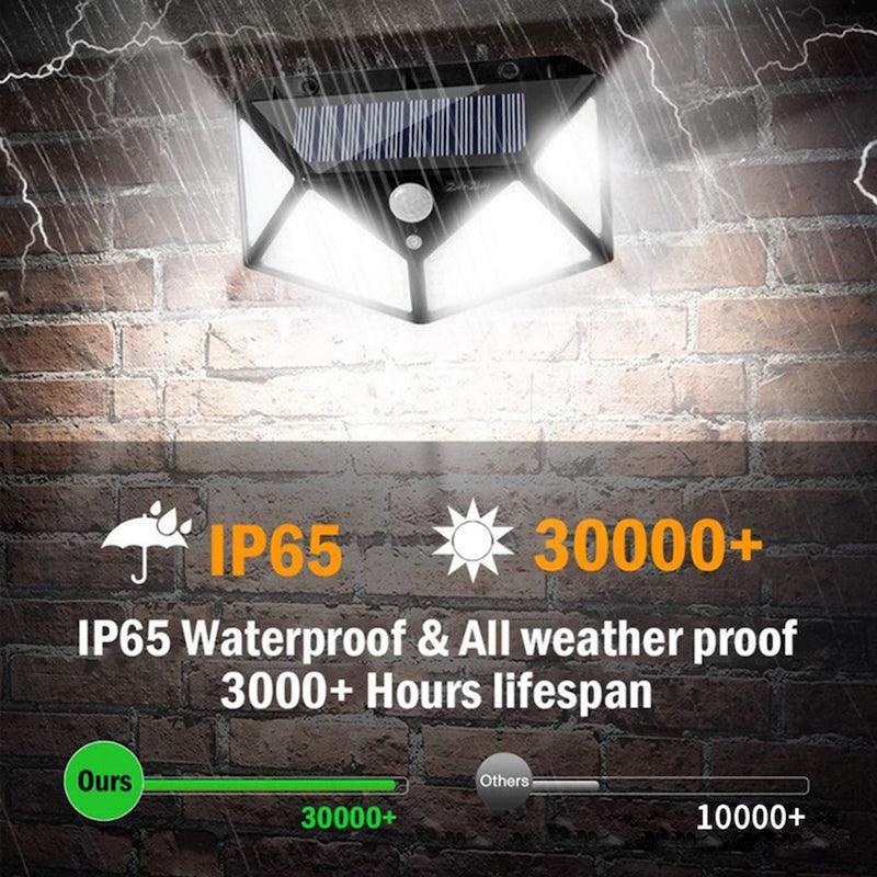 100 Solar Wall Lights Outdoor – Bright And energy Efficient-Solar Wind LED Chime