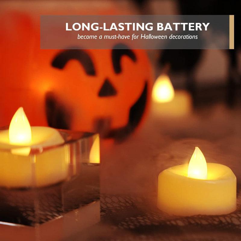 24 Pack LED Tea Lights Candles – Safe and Elegant Ambiance-Solar Wind LED Chime