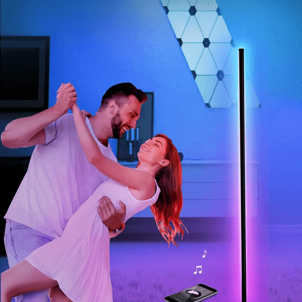 LED Floor Lamp – Smart Remote and App Control for Modern Decor-Solar Wind LED Chime