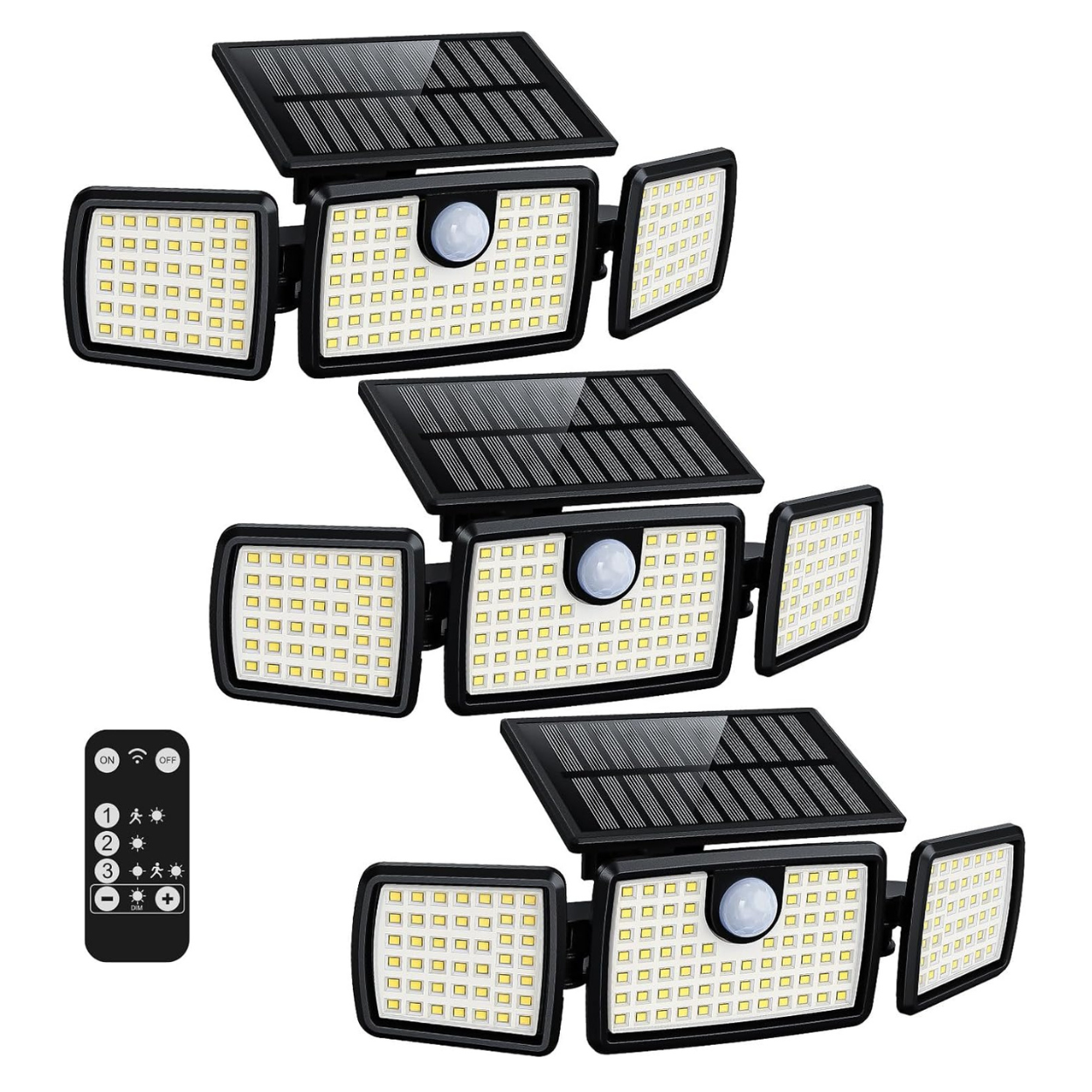 Outdoor Solar Flood Lights For Security And Night Lighting