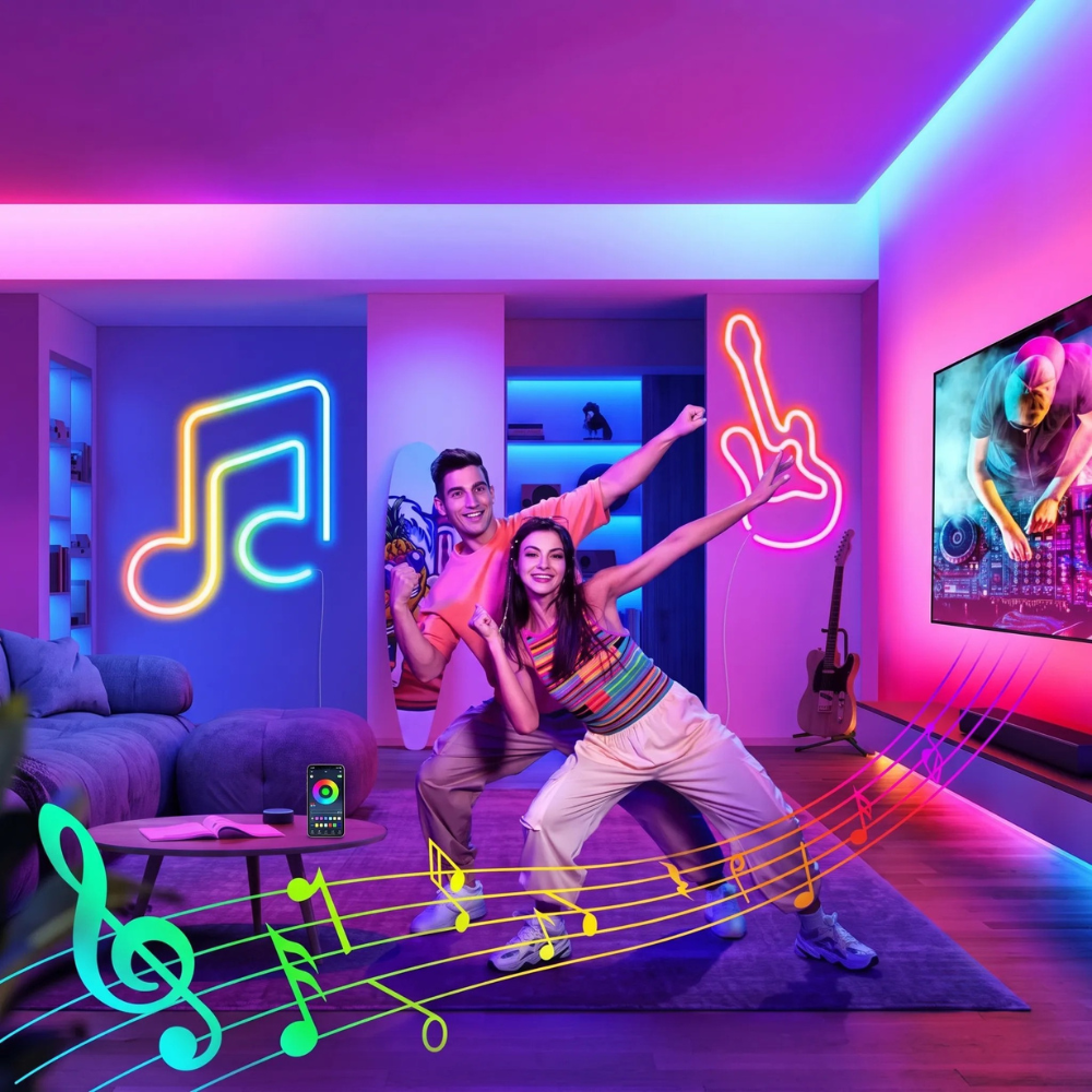 USB Powered Portable Bluetooth LED Strip Lights