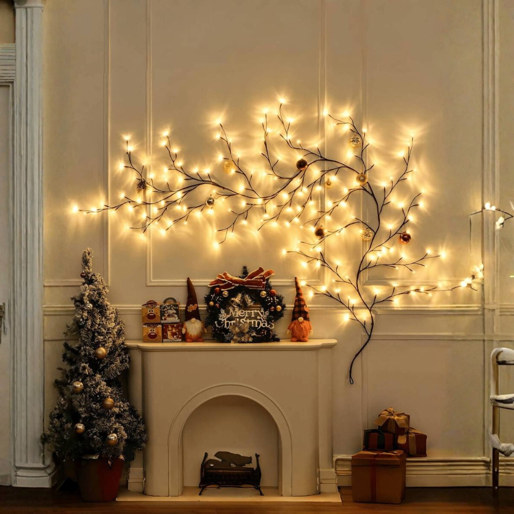 Pack Of 1 USB Powered Cherry Blossom LED Branch Light 8 Flashing Modes