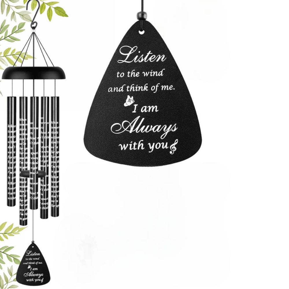 Patio Outdoor Wind Chimes-Solar Wind LED Chime