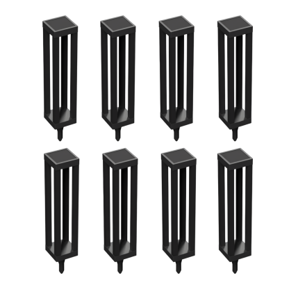 Pack Of 2 Solar Lantern Floor Lamps For Porch Deck