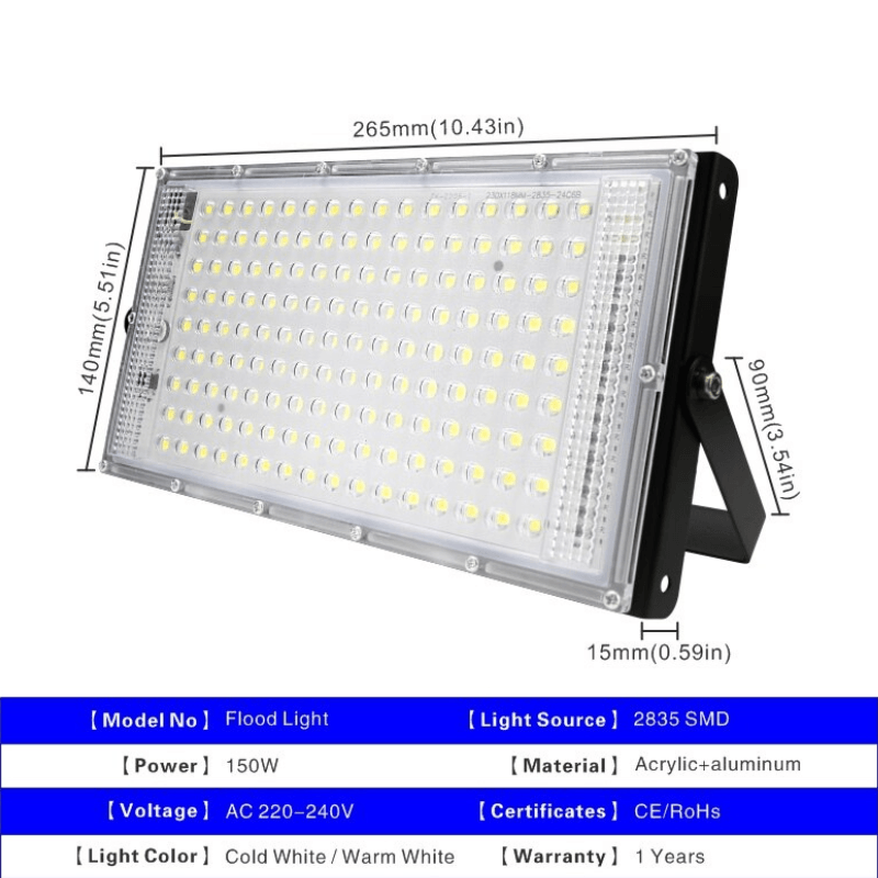 2 Piece LED Solar Floodlight – Bright Outdoor Security Lighting-Solar Wind LED Chime