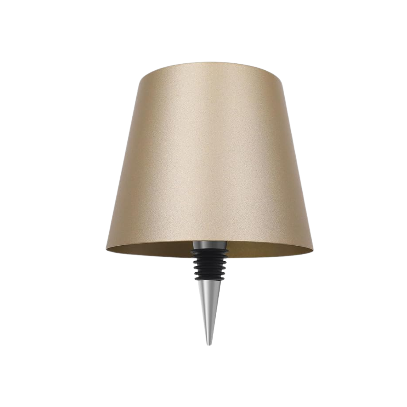 Wireless Bottle Lamp Metal Wine Bottle Light With 3 Color Light Dimming