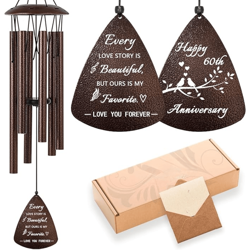 Retirement Wind Chime Gift-Solar Wind LED Chime