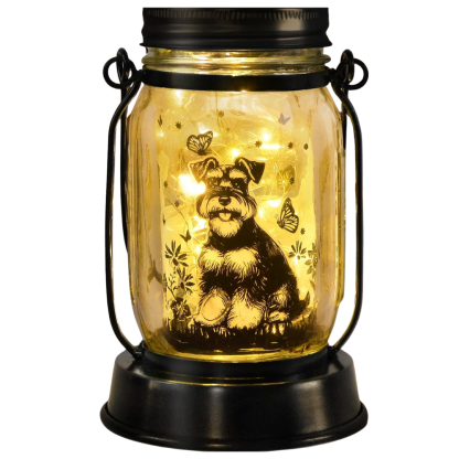 Pug Solar Lantern Garden Light For Dog Lovers And Memorial Decor
