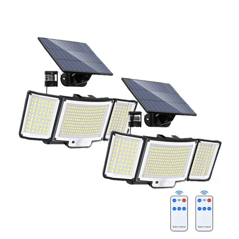 328 LED Solar Lamp Outdoor – Motion Activated Waterproof Light-Solar Wind LED Chime