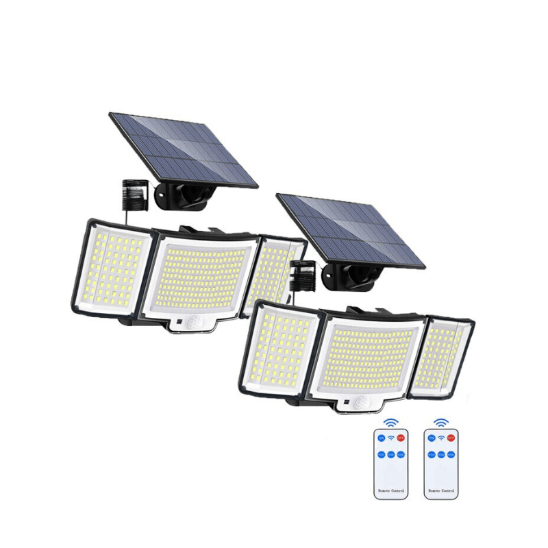 328 LED Solar Lamp Outdoor – Motion Activated Waterproof Light-Solar Wind LED Chime