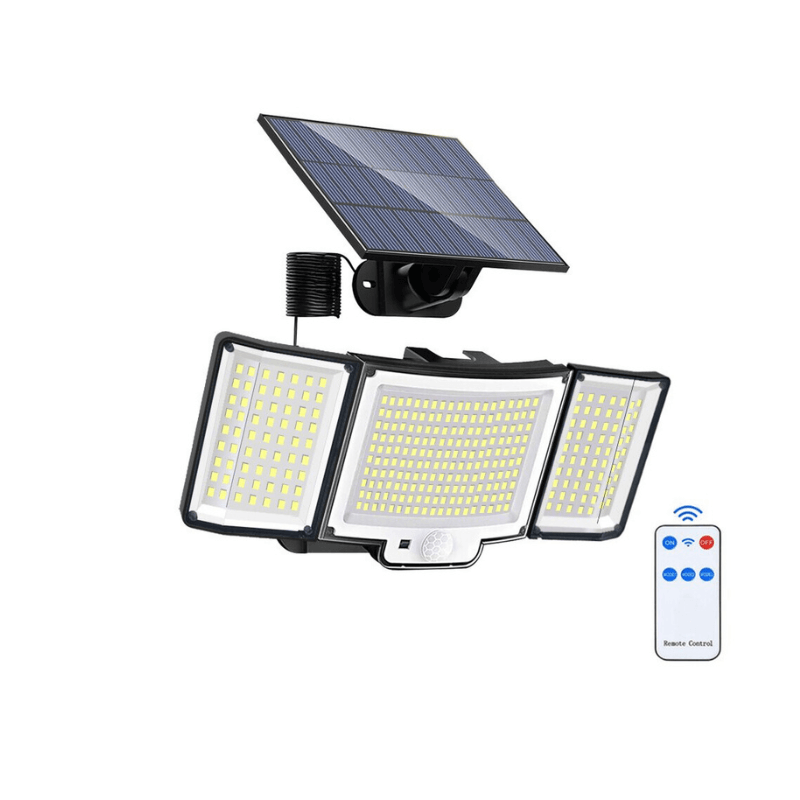 328 LED Solar Lamp Outdoor – Motion Activated Waterproof Light-Solar Wind LED Chime