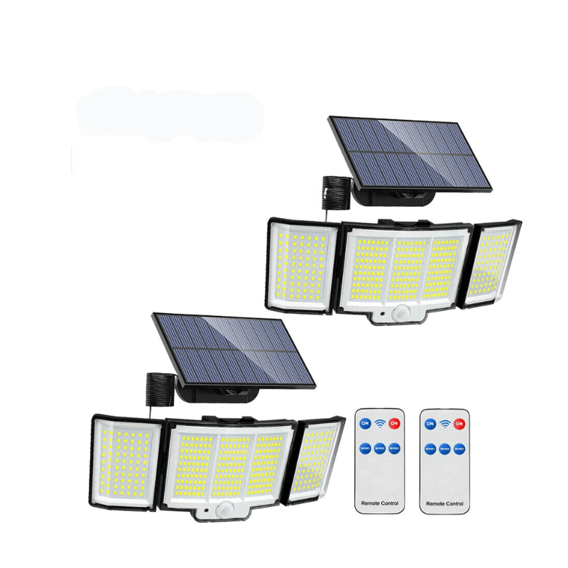 348 LED Solar Lamp Outdoor – Motion Activated Waterproof Light-Solar Wind LED Chime