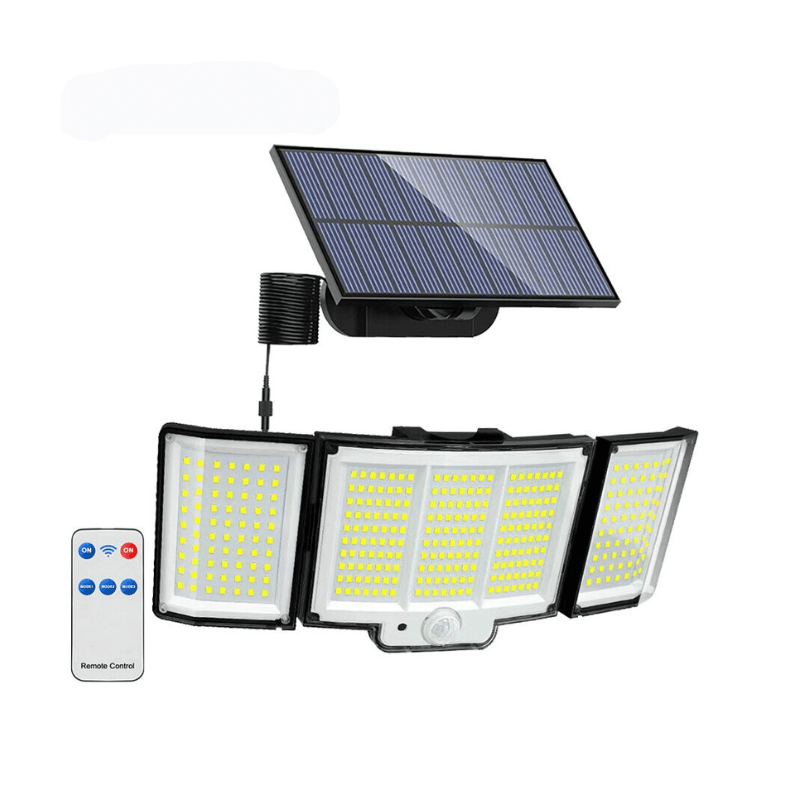 348 LED Solar Lamp Outdoor – Motion Activated Waterproof Light-Solar Wind LED Chime