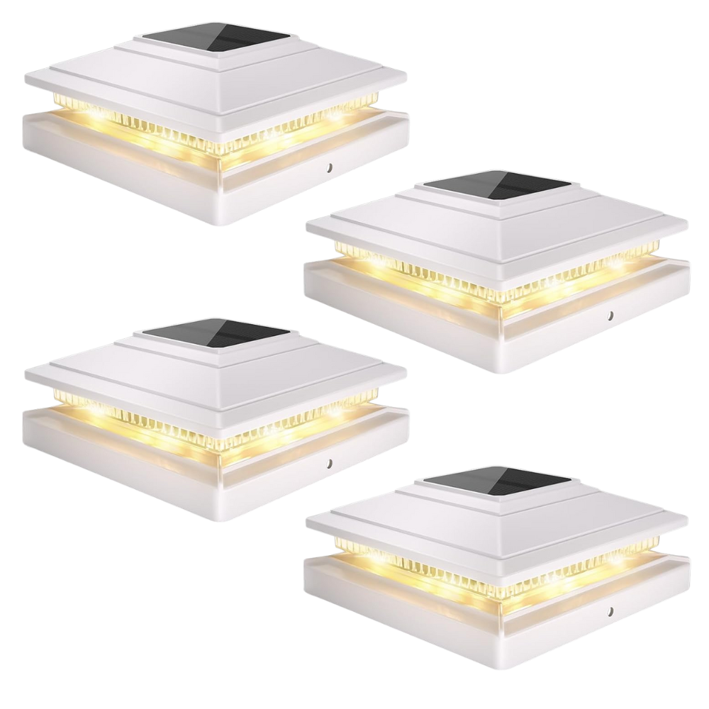 Waterproof Solar Post Cap Lights For Outdoor Fence