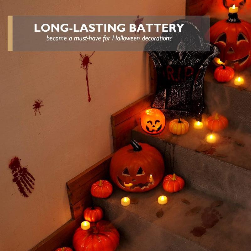 36 Pieces LED Tea Lights Candles – Warm Illumination-Solar Wind LED Chime