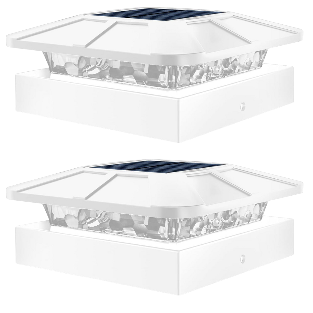Waterproof LED Solar Post Cap Lights for Outdoor Fence