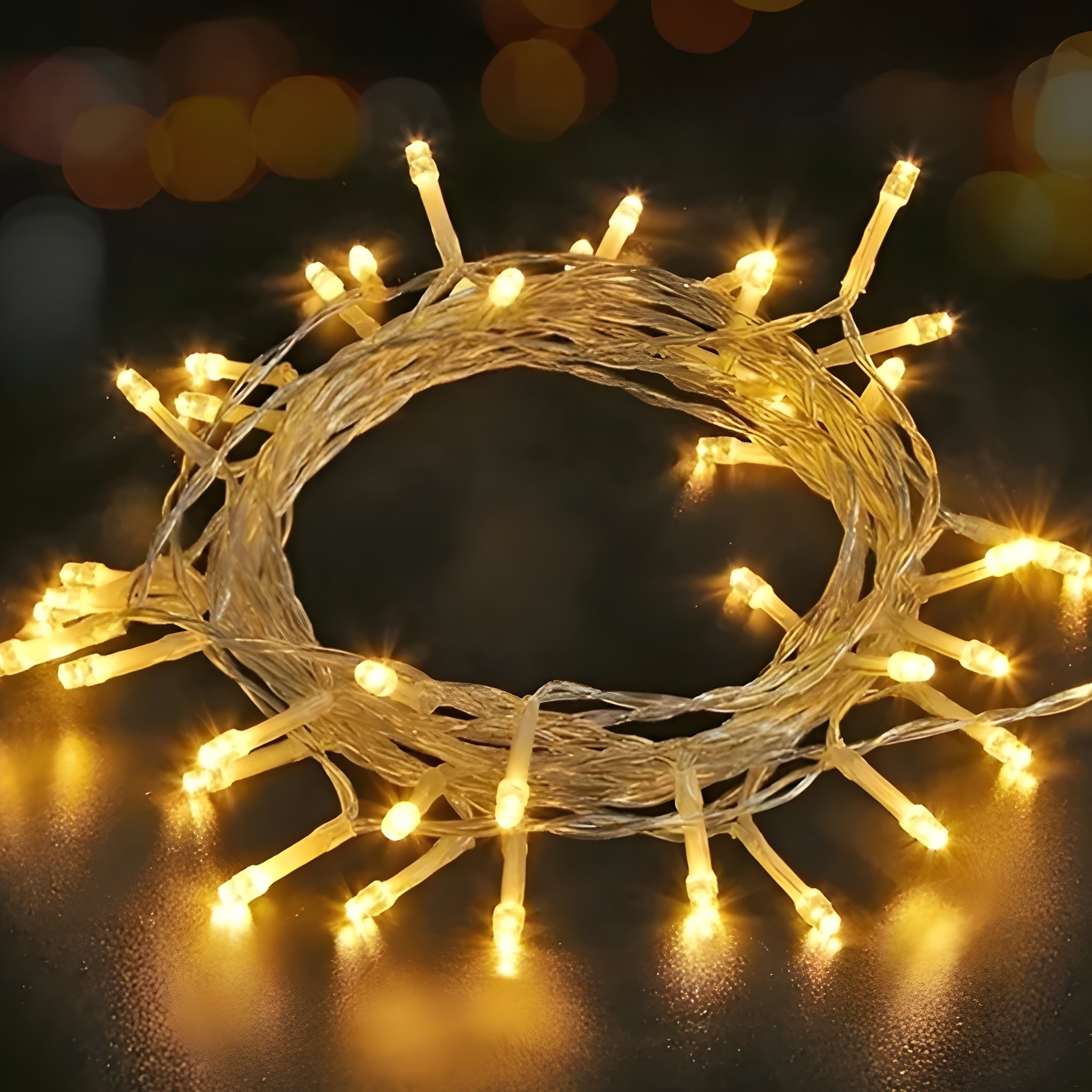 Yellow LED Light With Plug Christmas Tree Light LED Bulb