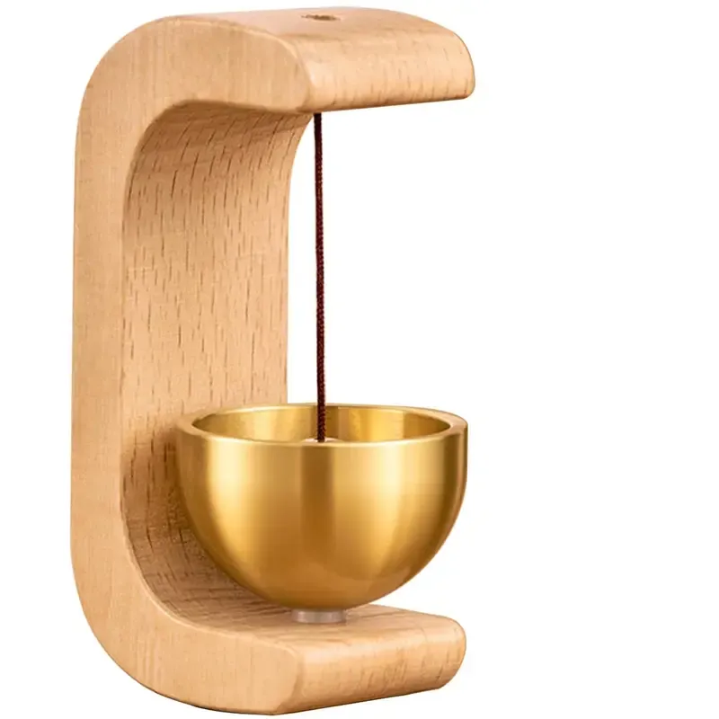 Solid Wood Wind Chime, 1 Count Magnetic Hangable Entry Door Bell, Vintage Door Bell